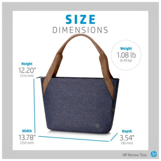 HP RENEW 14 Navy Tote