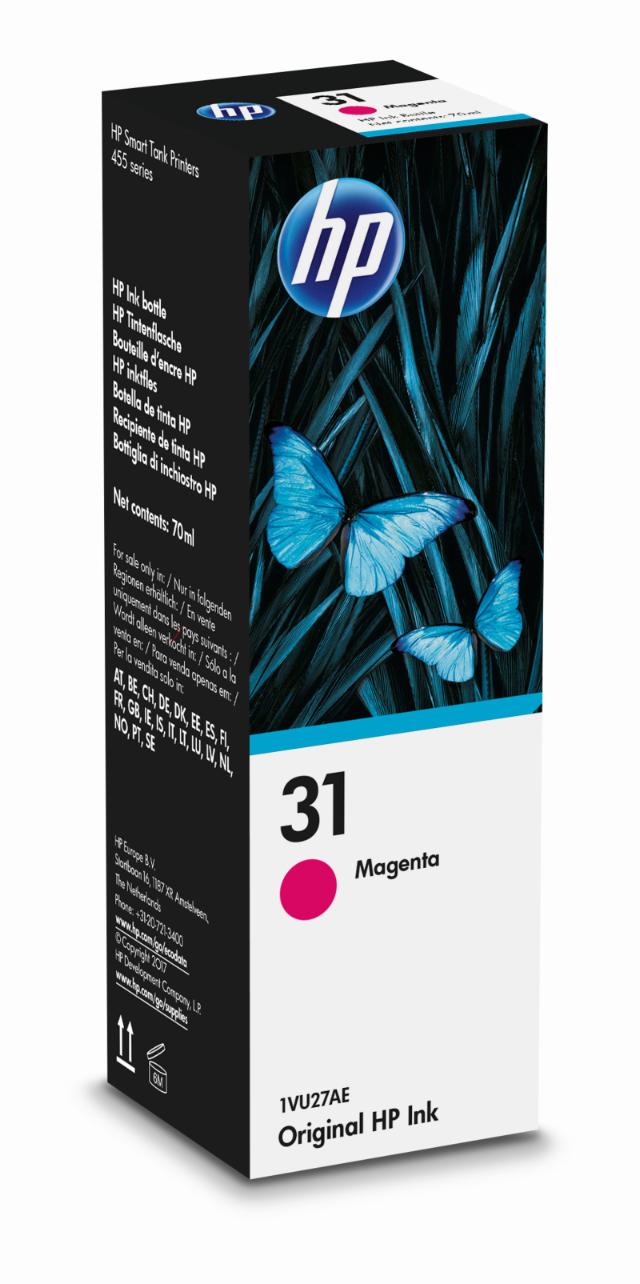 HP 31 magenta ink bottle