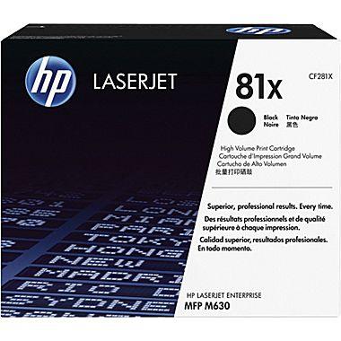 HP 81X Black LaserJet toner 25