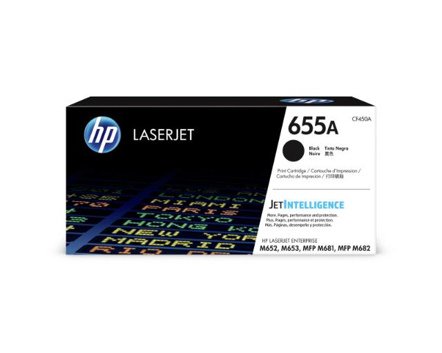 HP 655A black LaserJet toner