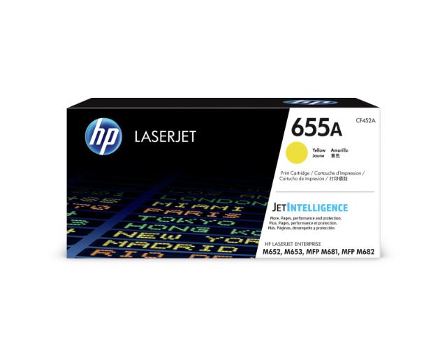 HP 655A yellow LaserJet toner