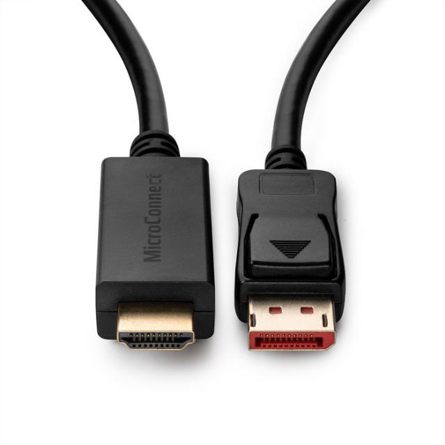 MicroConnect Displayport to HDMI 4K snúra 2M