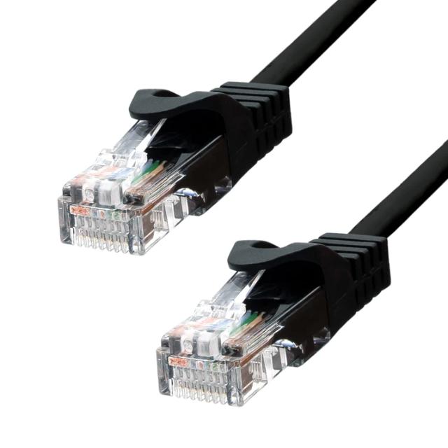 PX Netsnúra Cat5e RJ-45 svört 50cm