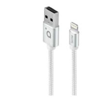 Kapall Lightning í USB-A 1metri grár