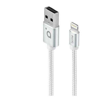 Kapall Lightning í USB-A 1metri grár