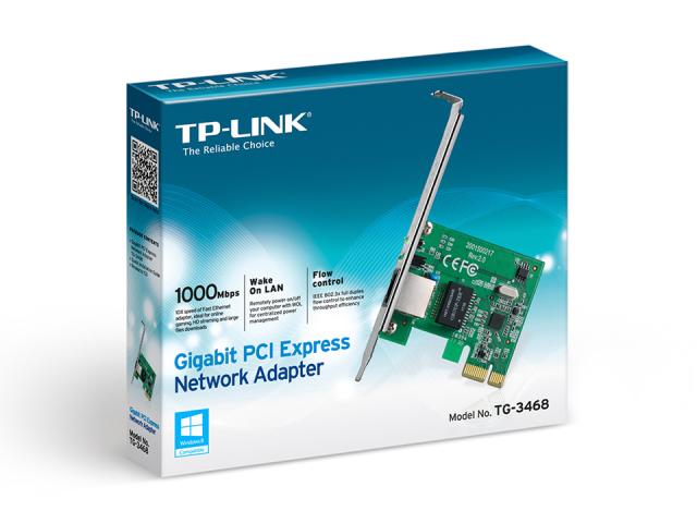 TP-link Gigabit-PCIe x1-NIC