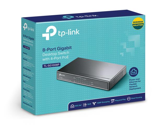 TP-LINK 8port PoE Gig Switch