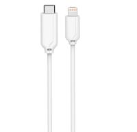 MicroConnect 1m USB-C í Lightning Apple hvítur