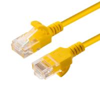 MicroConnect CAT6a U/UTP SLIM Network Cable 5m, Yellow