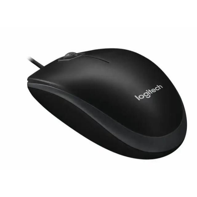 Logitech B100 mús USB svört