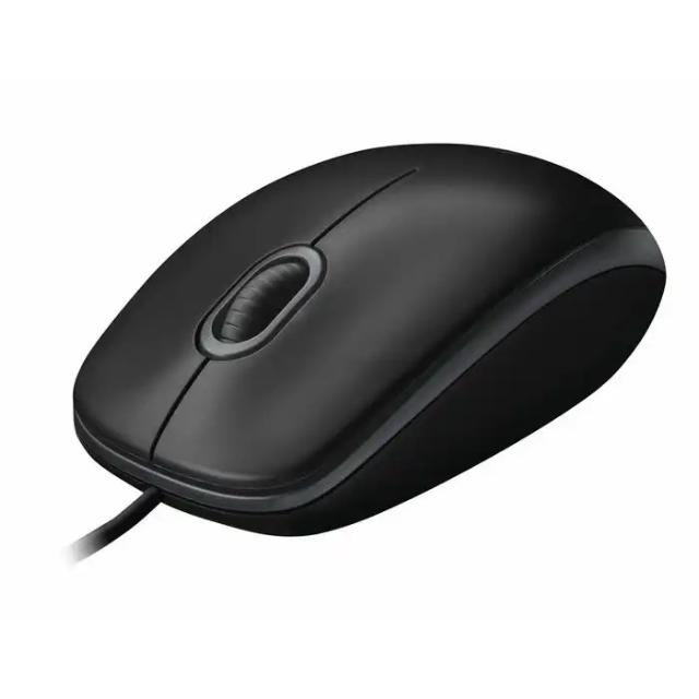 Logitech B100 mús USB svört