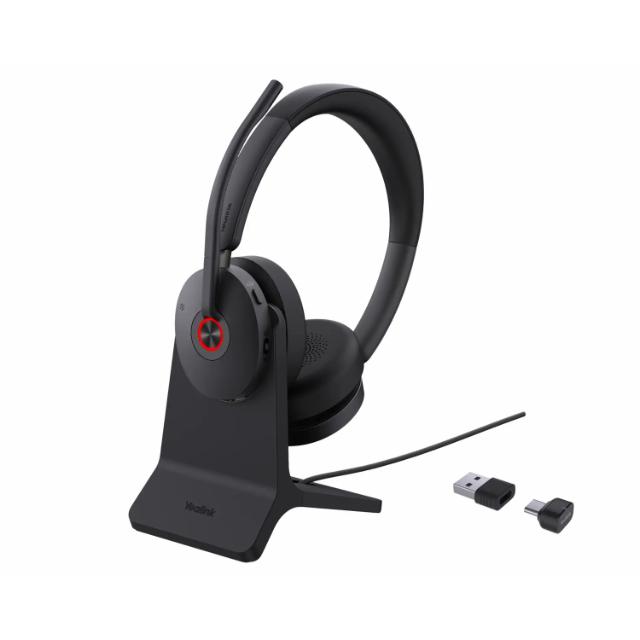 Yealink BH74 Teams þráðlaus heyrnartól stereo með hleðslustandi USB A/C