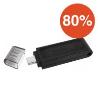 128GB USB-C 3.2 Minnislykill 70