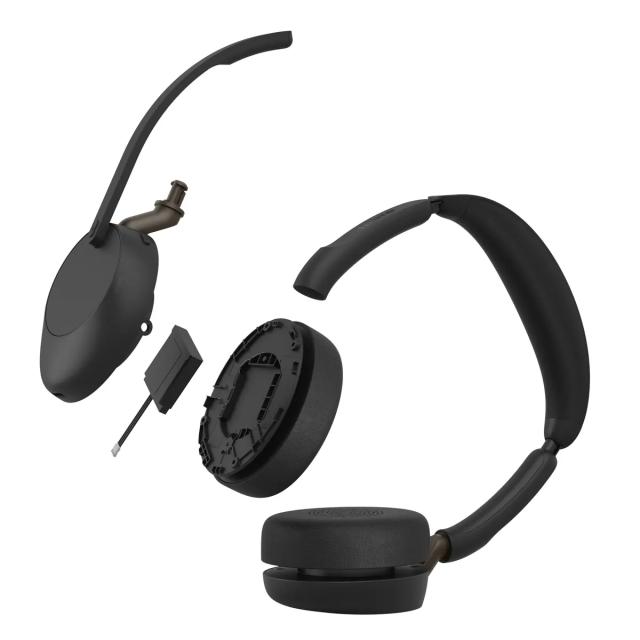 Jabra Evolve3 65 UC stereo USB-C með hleðslustand