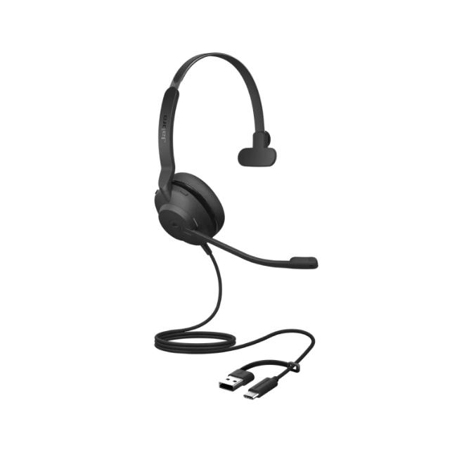 Jabra Evolve2 30 SE MS Teams Mono heyrnartól USB-A/C