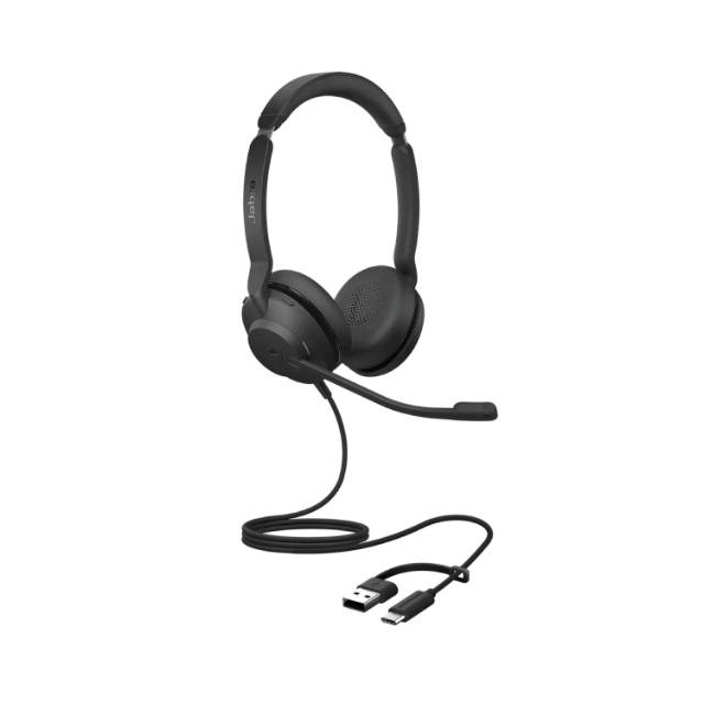 Jabra Evolve2 30 SE MS Teams Stereo heyrnartól  USB-A/C