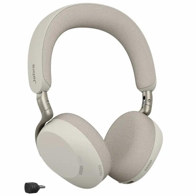 Jabra Evolve3 75 MS Teams stereo USB-C án hleðslustands ljósgrátt