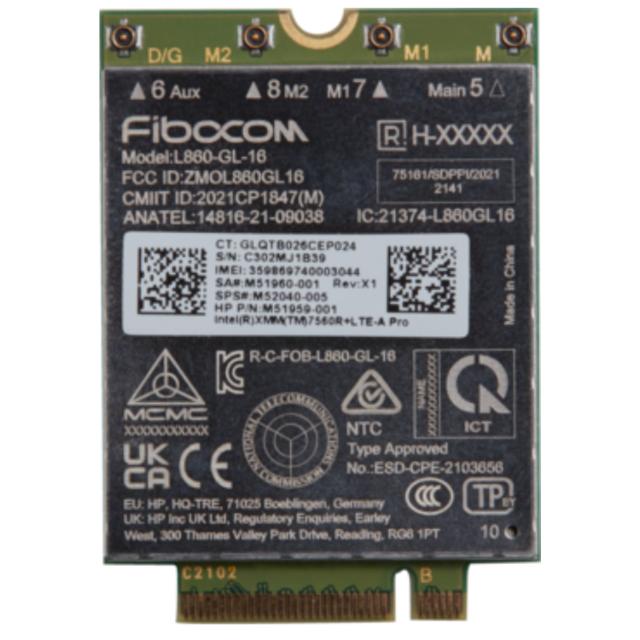 WWAN HP XMM 7560 R+ LTE-AP