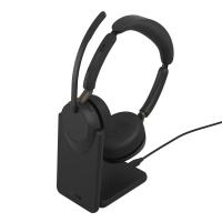 Jabra Evolve3 65 UC stereo USB-C með hleðslustand