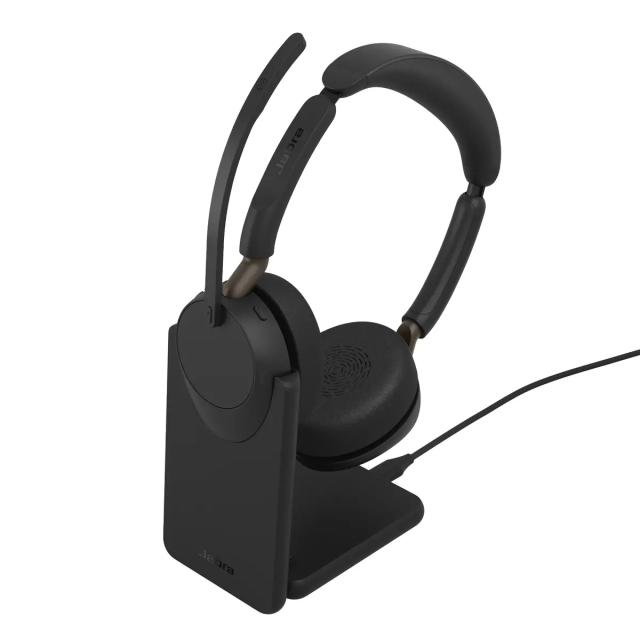 Jabra Evolve3 65 UC stereo USB-C með hleðslustand