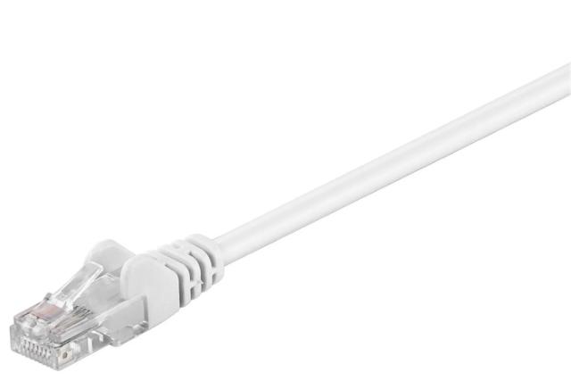 Microconnect Netsnúra Cat5e RJ-45 hvít 3m