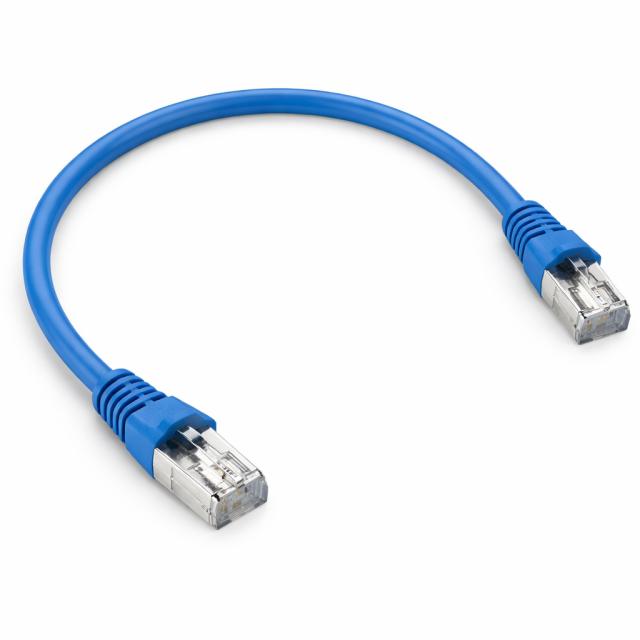 Netsnúra CAT6a blá 0,3m