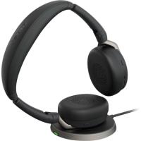 Jabra Evolve2 65 Flex MS stereo USB-A með hleðslustand