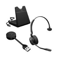 Jabra Engage 55 SE, UC Mono, USB-A með hleðslustand