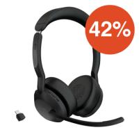 Jabra Evolve2 55 MS Stereo USB-C án hleðslustands