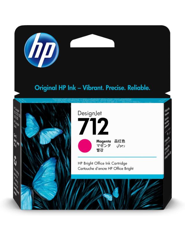 HP 712 29-ml Magenta Ink