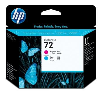 HP 72 Magenta and Cyan Printh.