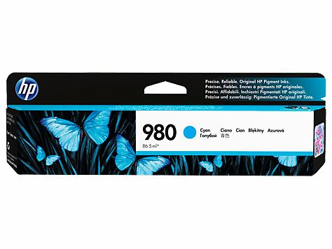 HP 980 Cyan Ink cartr.e 6,6k