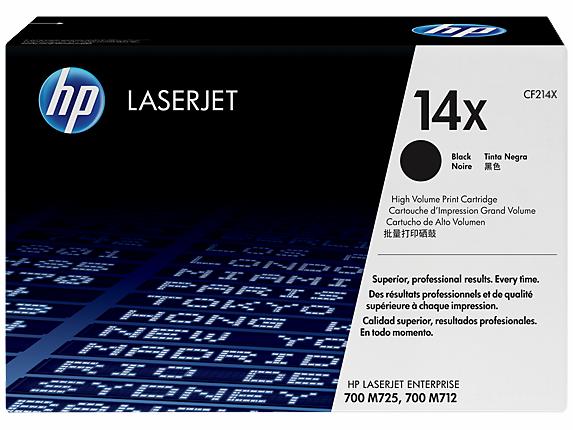 HP 14X Black M712 toner