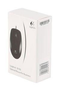 Logitech B100 mús USB svört