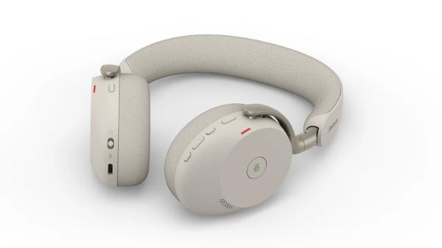 Jabra Evolve3 75 MS Teams stereo USB-C án hleðslustands ljósgrátt